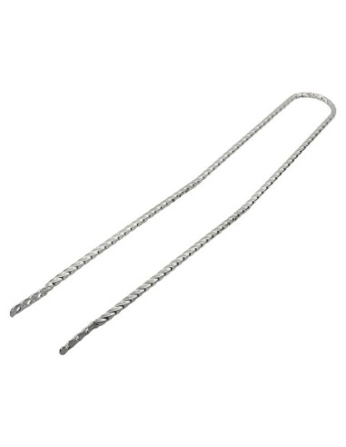 Twisted Square Long Back Sissy 42 Bar Chrome.